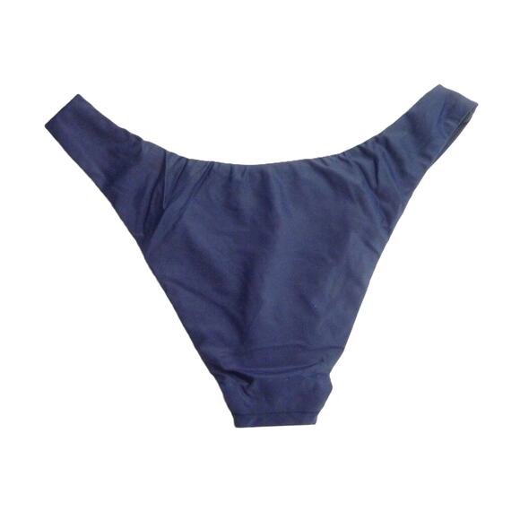 NWT J.Crew Swim Separates Navy Blue Bikini Bottom M Cheeky Bottoms - Picture 2 of 5